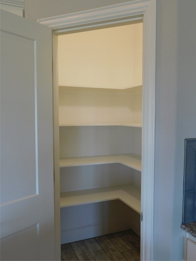 view of pantry