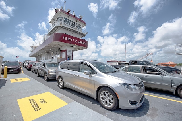 view of car parking