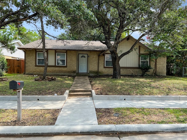 view of front of home