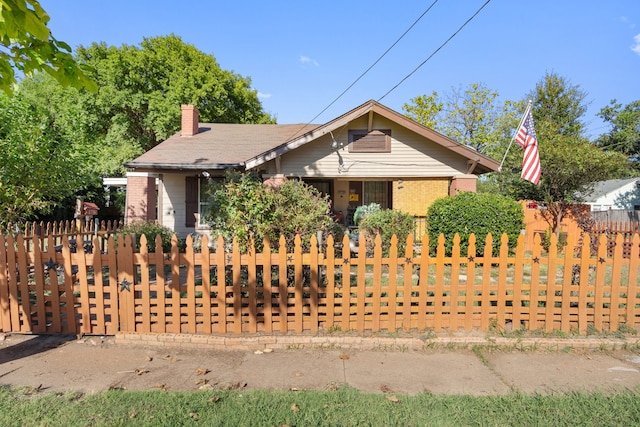 view of front of property