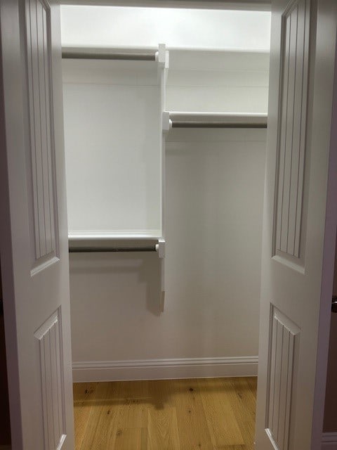 view of closet