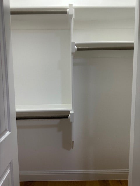 view of closet