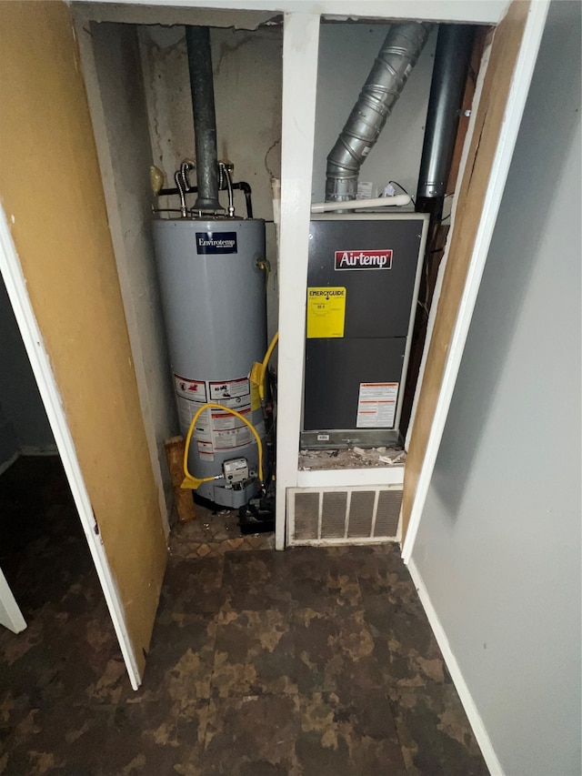 utilities featuring water heater