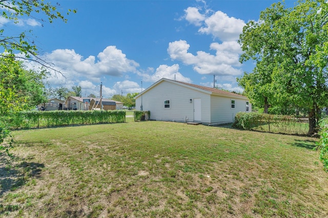 view of yard