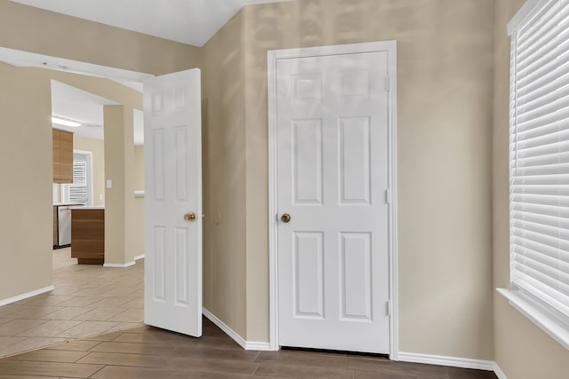 unfurnished bedroom featuring hardwood / wood-style flooring