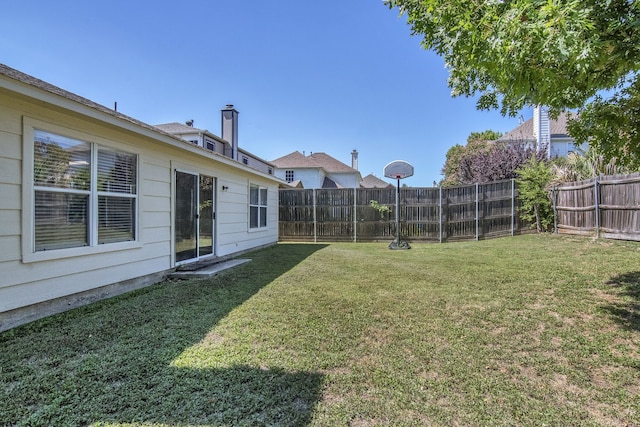 4629 Grant Park Ave, Fort Worth, TX 76137 - view of yard featuring a fenced backyard