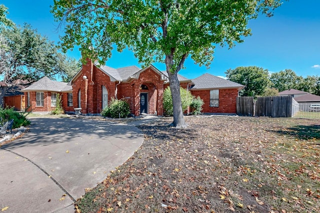 view of ranch-style house