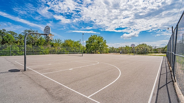 view of sport court