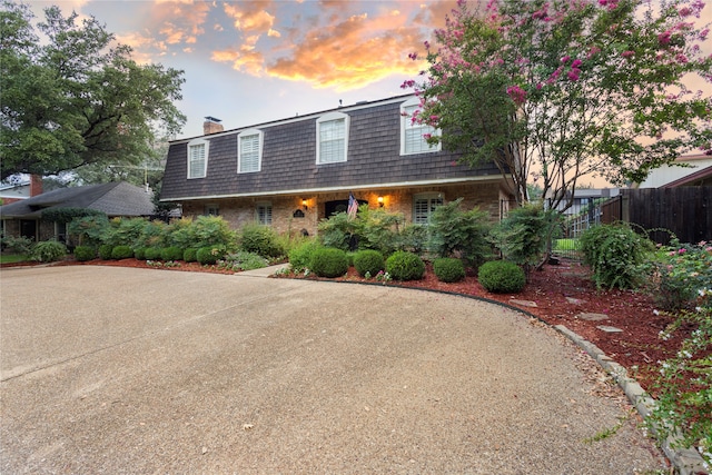 view of front of home