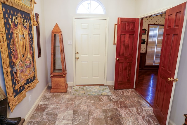 view of entrance foyer