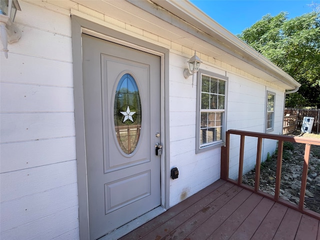 view of property entrance