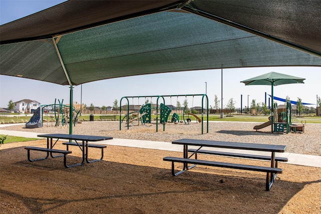 view of communal playground