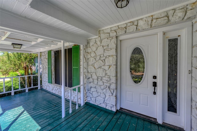 1498 Riley Rd, Whitesboro, TX 76273 - entrance to property with stone siding