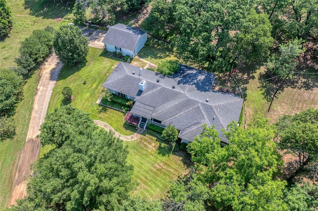 1498 Riley Rd, Whitesboro, TX 76273 - aerial view of property and surrounding area