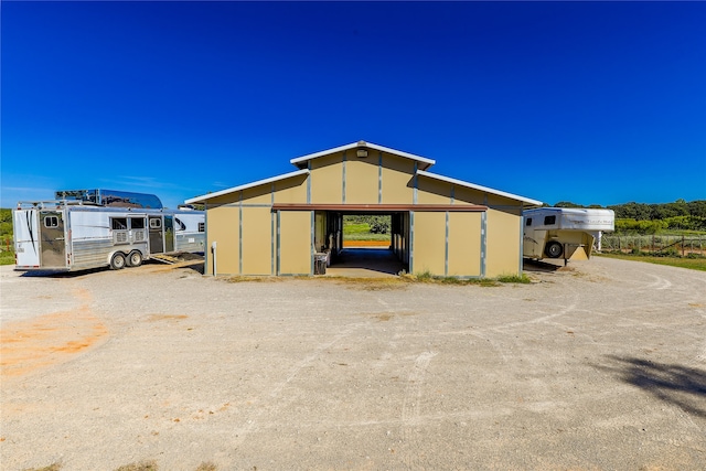 view of outdoor structure featuring a carport