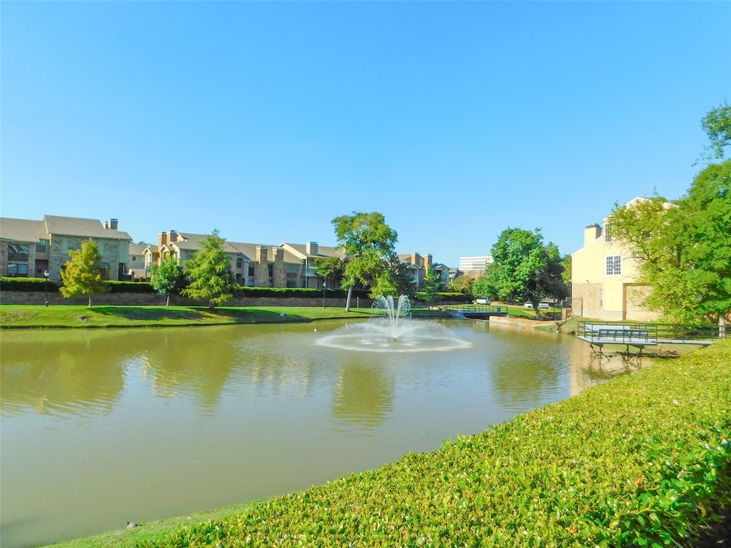 view of water feature