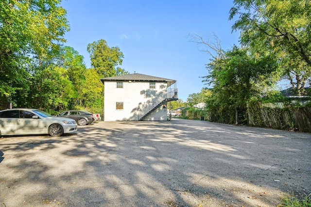 view of side of property