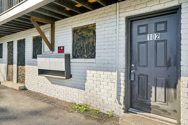 view of entrance to property