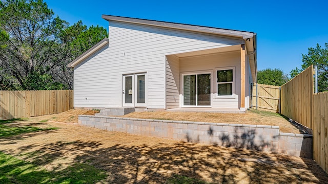 view of rear view of house