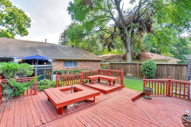 view of deck