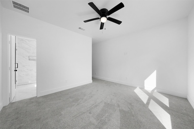 309 W Beckham St W, Sulphur Springs, TX 75482 - unfurnished bedroom featuring carpet flooring, a ceiling fan, ensuite bath, and baseboards