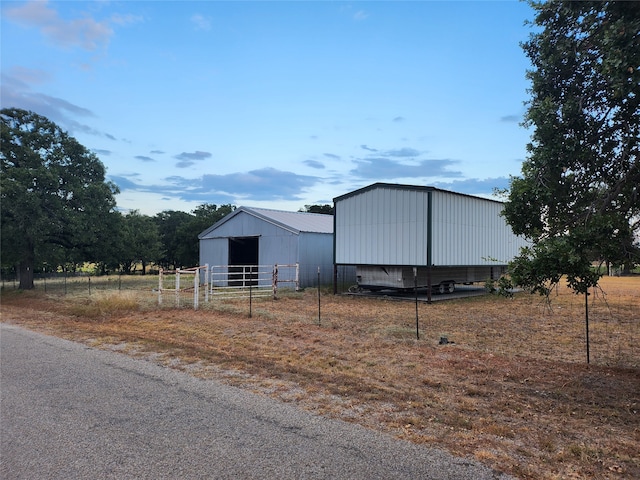 view of outbuilding