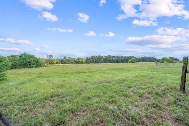 view of landscape featuring a rural view