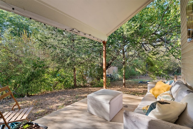 view of patio / terrace with outdoor lounge area