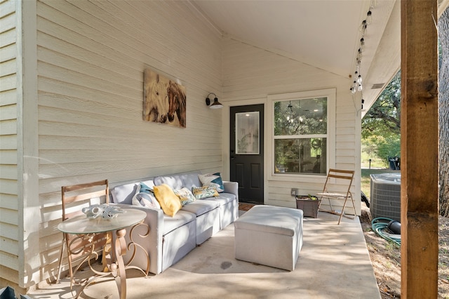 view of patio / terrace featuring outdoor lounge area