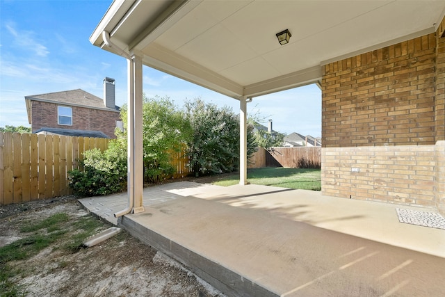 view of patio