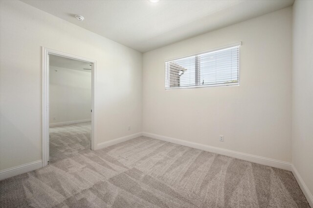 empty room with light carpet