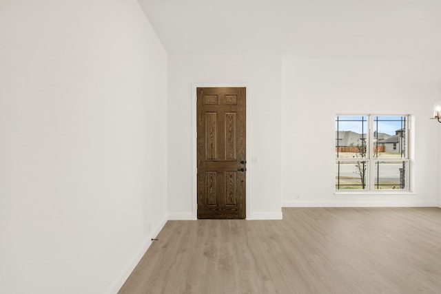 438 Aspen Way, Lavon, TX 75166 - unfurnished room with light wood-type flooring and baseboards