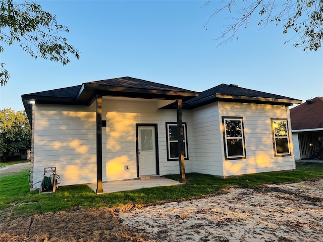 view of back of property