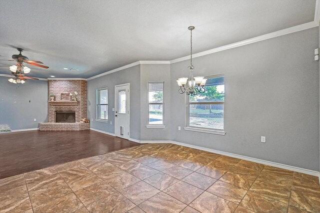 foyer featuring crown molding and dark hardwood / wood-style flooring