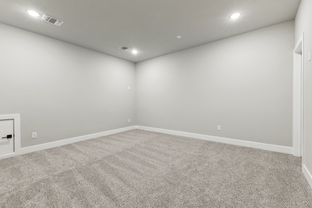 empty room with carpet floors