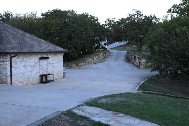 view of road