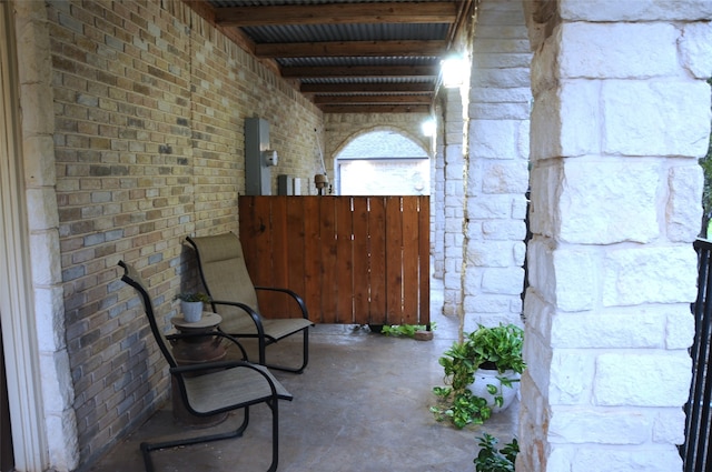 view of patio