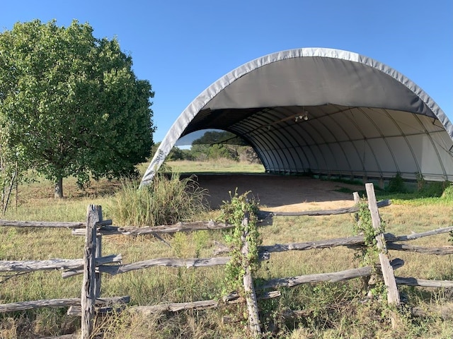 view of outdoor structure featuring a carport