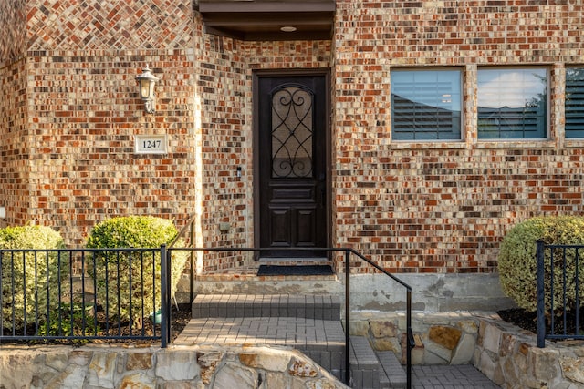 view of entrance to property