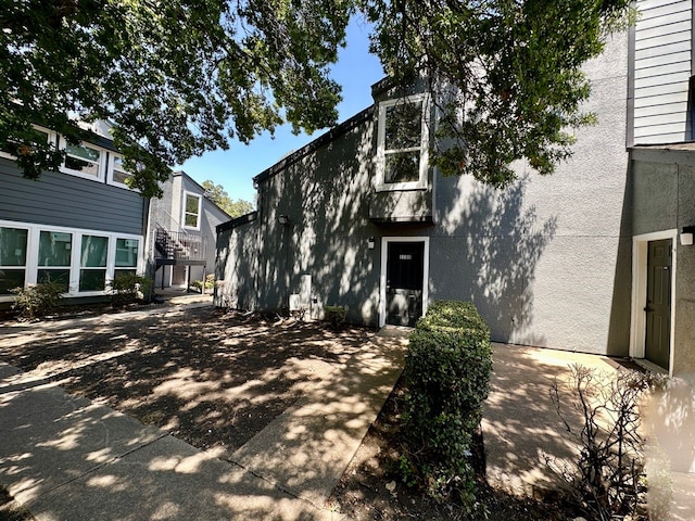 rear view of property with a patio