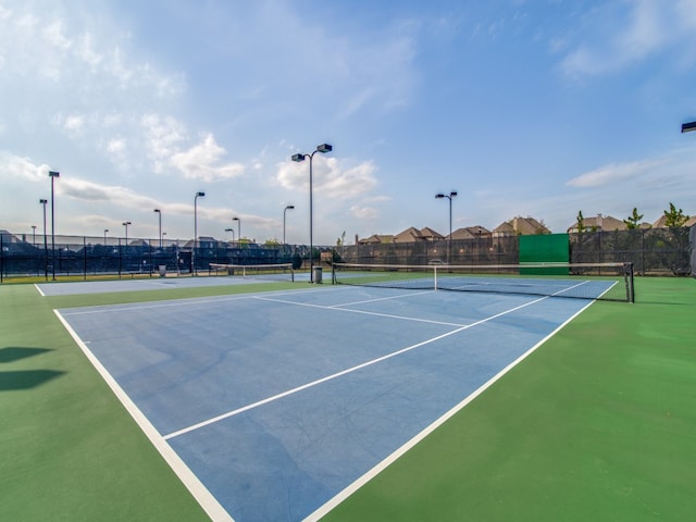 view of sport court