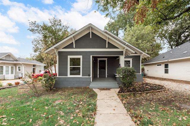 bungalow-style house featuring a porch