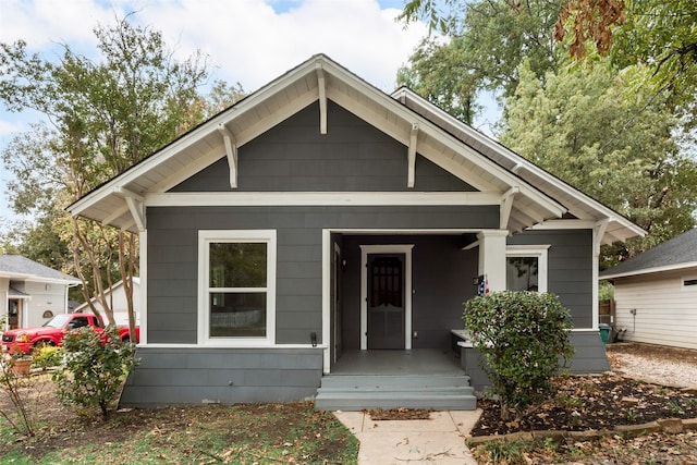 bungalow-style house with a porch