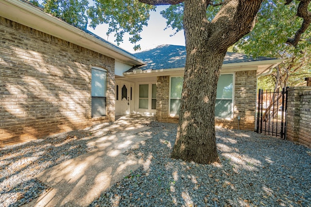 view of entrance to property