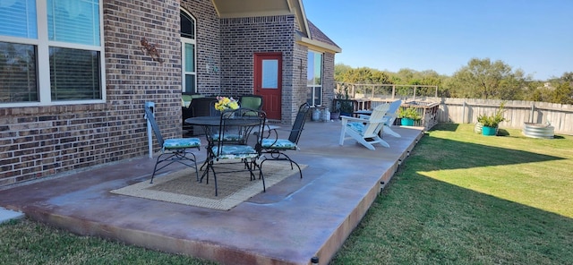 view of patio