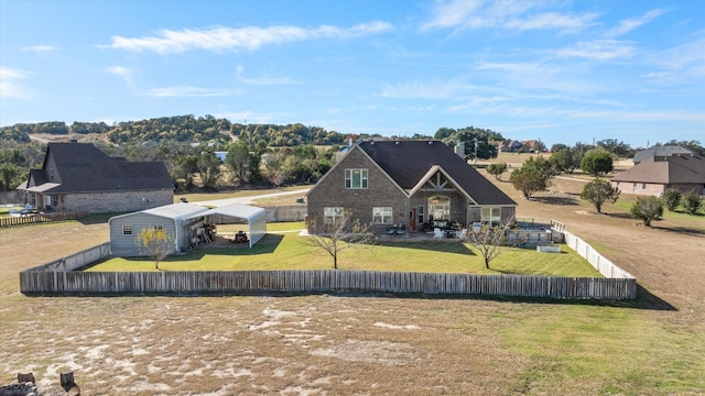 view of rear view of house