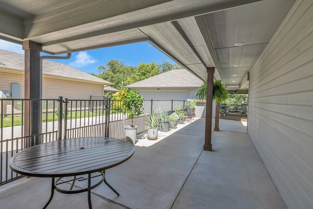 view of patio