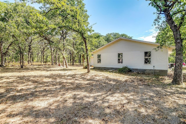 view of side of property