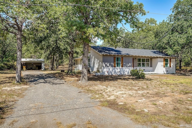 view of front of house