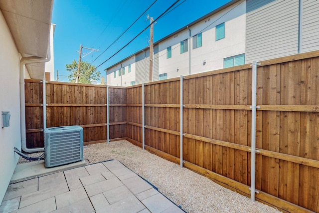 view of patio / terrace with central AC unit